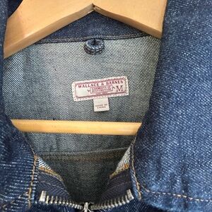 Wallace & Barnes Men's Blue Denim Shirt Jacket - Lightweight Layering